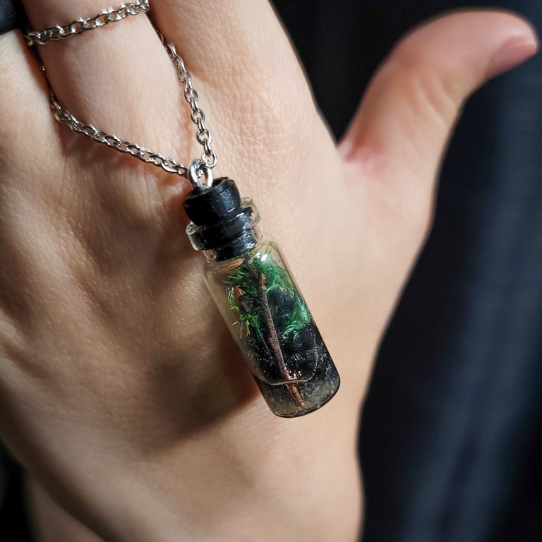 Rainforest Paludarium Necklace Charm image