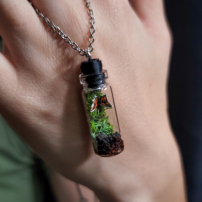 Tropical Terrarium Necklace Charm image