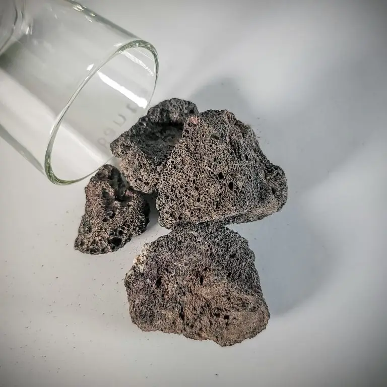 10 Lbs Premium Black Lava Rocks image