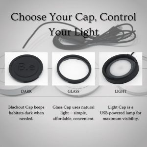 Choose Your Cap, Control Your Light