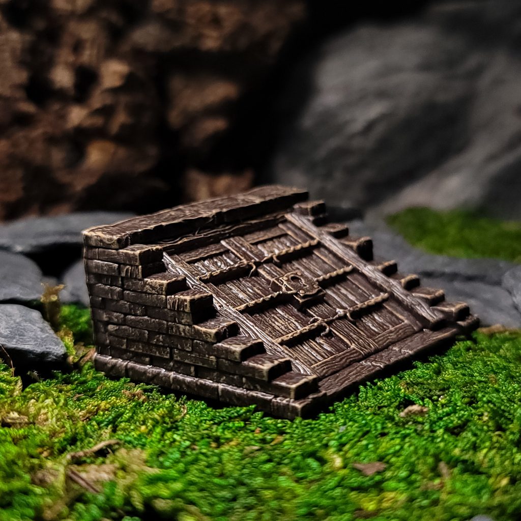 Bulkhead Basement Fairy Door - Terrarium Decor | Bantam.Earth