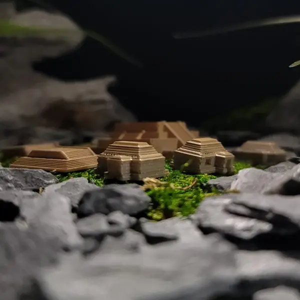 Miniature Mayan Ancient Village Terrarium Decor | Bantam.Earth