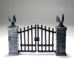 Miniature Stone Gothic Gate Decor | Bantam.Earth