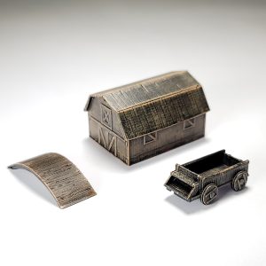 Miniature Farmhouse "Rustic Edition" Terrarium Decor Set