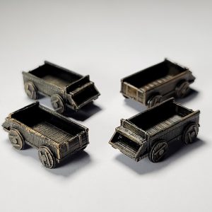 Miniature Old Wagon Decor Set | Bantam.Earth