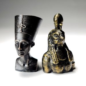 Small Egyptian Statues Terrarium Decor Set (2x) | Bantam.Earth