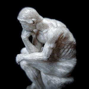 Mini "The Thinker" Statue Terrarium Decor | Bantam.Earth
