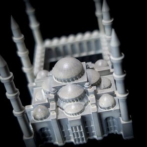 Miniature Turkish Mosque Model Terrarium Decor | Bantam.Earth