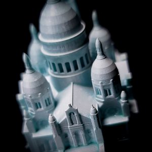 Miniature Byzantine Cathedral (Sacre Coeur) Terrarium Decor