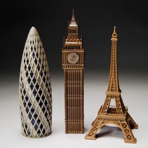Mini "Europe landmarks" Terrarium Decor Set (3x) | Bantam.Earth