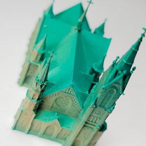 Miniature Gothic Church Model - Terrarium Decor | Bantam.Earth