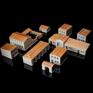Miniature Ancient Greek Houses Terrarium Decor | Bantam.Earth