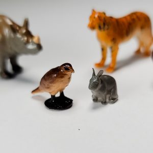 Miniature Grassland Animal Figurines Terrarium Decor