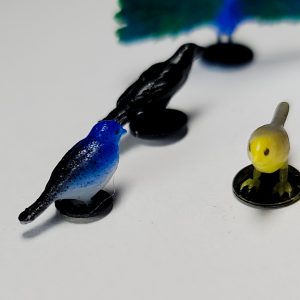 Miniature Bird Figurines Terrarium Decor