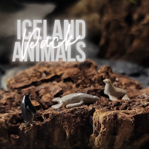 Miniature Arctic Animal Figurines Terrarium Decor
