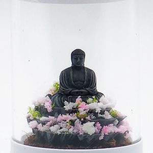Ready-Made Tiny Buddha Terrarium By Bantam.Earth