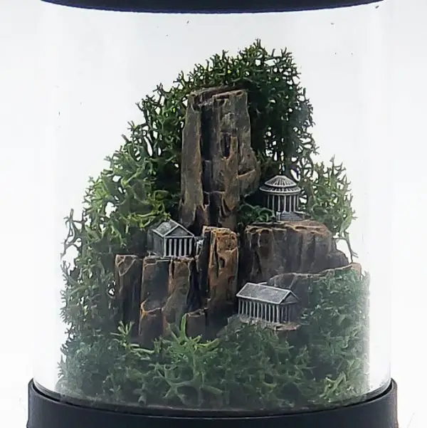 Ready-Made Miniature Roman Terrarium By Bantam.Earth