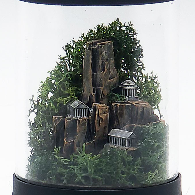 Ready-Made Miniature Roman Terrarium By Bantam.Earth