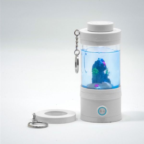 Miniature Saltwater Aquarium Keychain