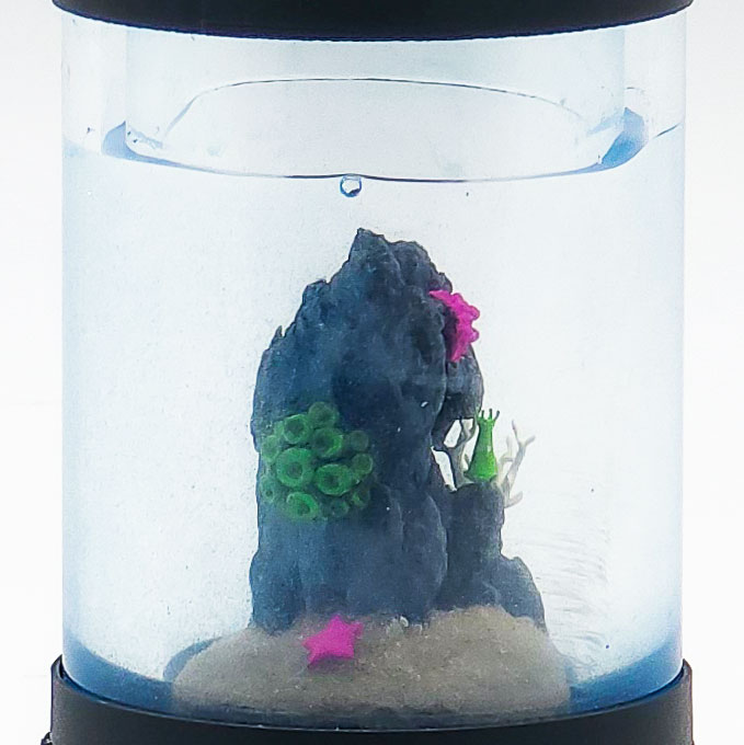 Miniature Saltwater Aquarium Keychain