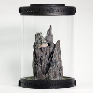 Japanese Castle Cliff | Waterfall Terrain Decor