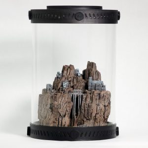 Medieval Village Mountain | Waterfall Decor For Terrariums