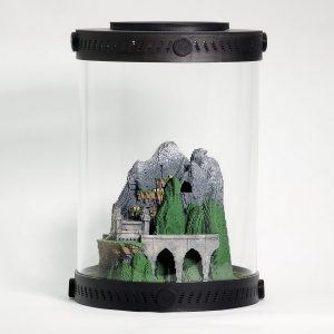 Block Castle Mountain | Mini Waterfall Decor For Terrariums
