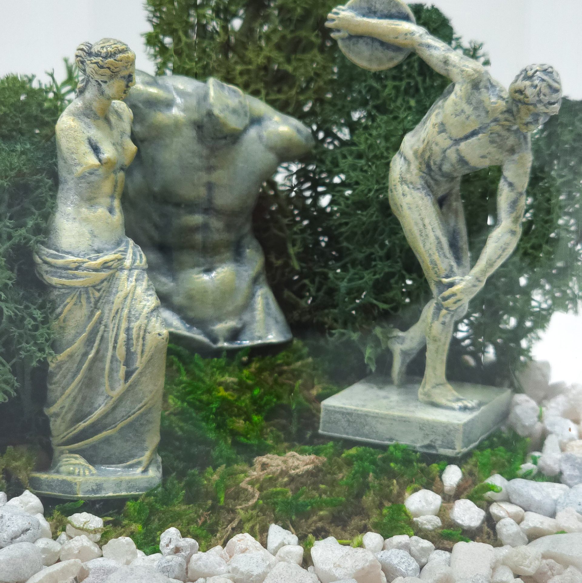 DIY Mini Greek Statue Terrarium Kit