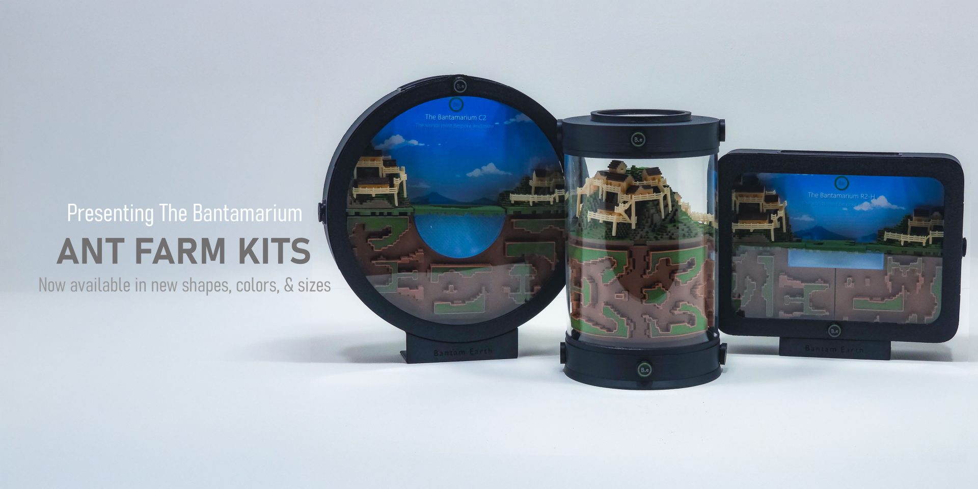Customizable Ant Farm Kits for Ant Keeping| Bantamarium V2 Series