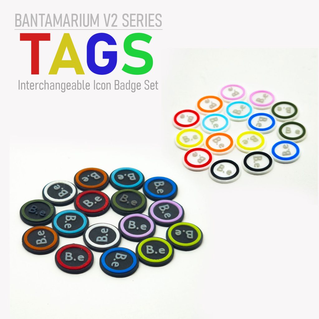 Bantamarium V2 TAGS | Interchangeable Bantam.earth Logo Set