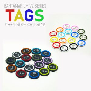 Bantamarium V2 TAGS | Interchangeable Bantam.earth Logo Set