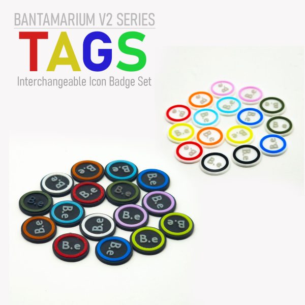 Bantamarium V2 TAGS | Interchangeable Bantam.earth Logo Set