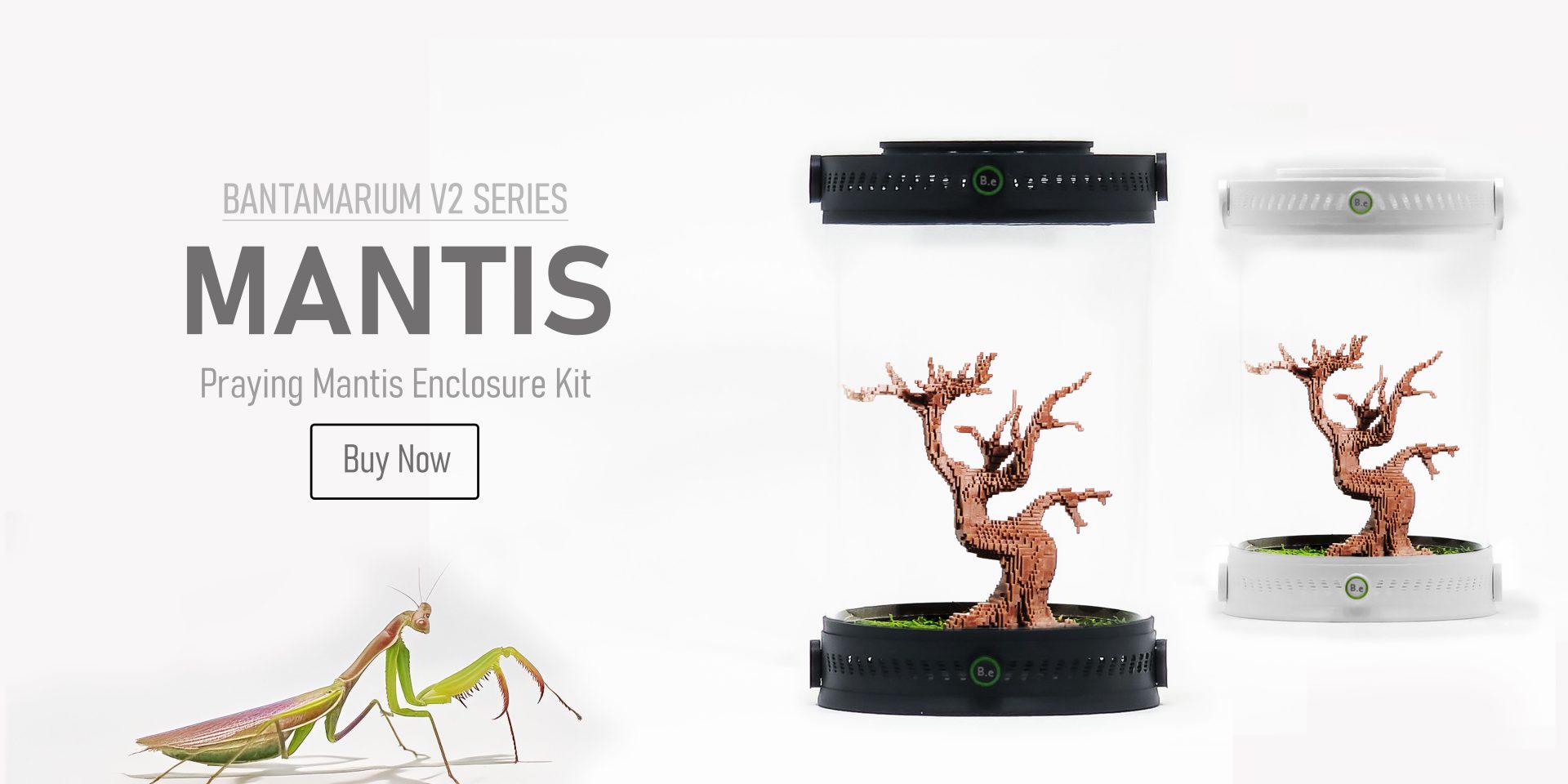 Customizable Praying Mantis Enclosure Kit | Bantam-V2 Mantis