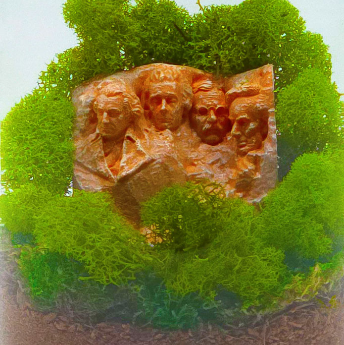 DIY Mini Mount Rushmore Terrarium Kit