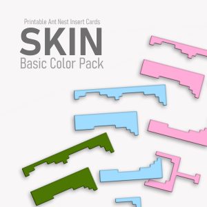 Bantam SKIN | Printable Ant Nest Insert Cards | Color Pack