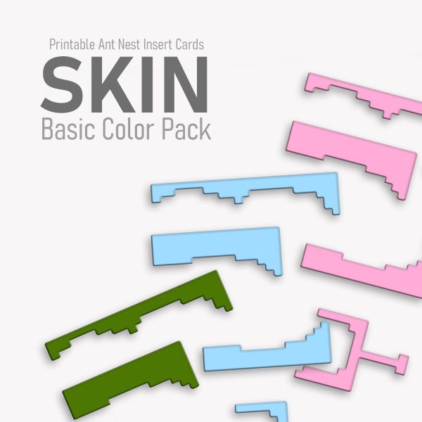 Bantam SKIN | Printable Ant Nest Insert Cards | Color Pack