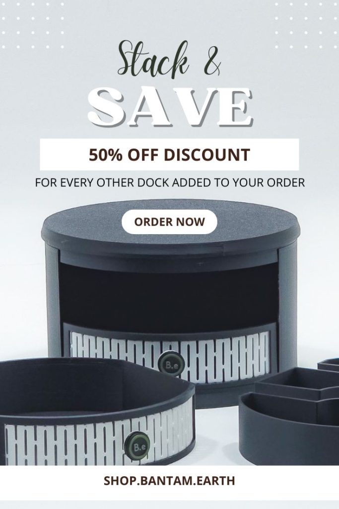 for every DOCK you buy, you'll get 50% off the additional DOCK