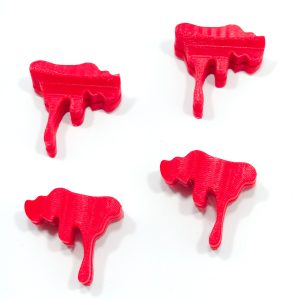 Mini Blood Splatter Ledge Decor Set (4pc)