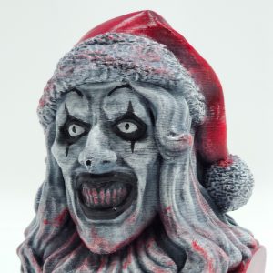 Art The Clown *Santa* Bust Hideout Decor