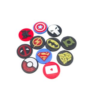Bantam Superhero TAGS | Swappable Logo Set